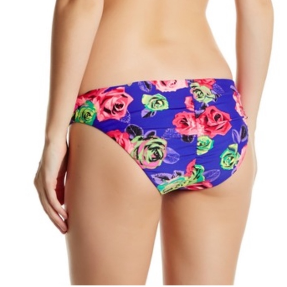 Betsey Johnson Other - Betsey Johnson Floral Rose Hipster Bikini Bottoms